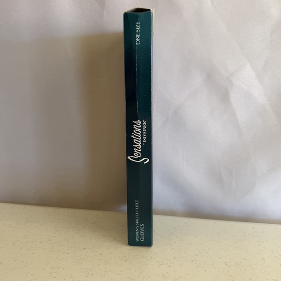 Sensations by Isotoner Womens Stretch Fleece Gloves Cream Mannequin One Size New - Picture 5 of 7